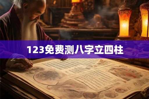 123免费测八字立四柱