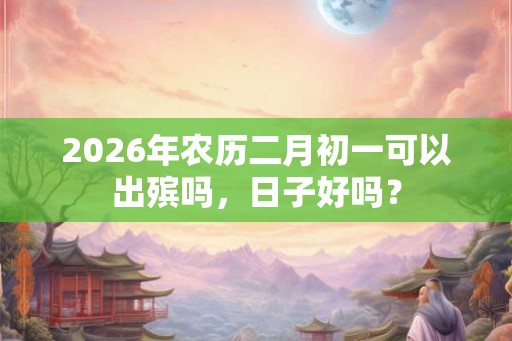 2026年农历二月初一可以出殡吗，日子好吗？