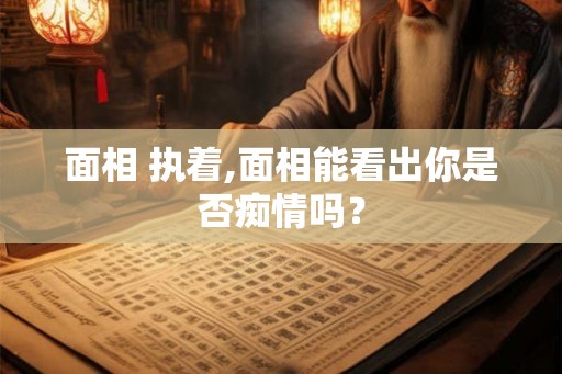 面相 执着,面相能看出你是否痴情吗? 面相 执着,面相能看出你是否痴情吗?