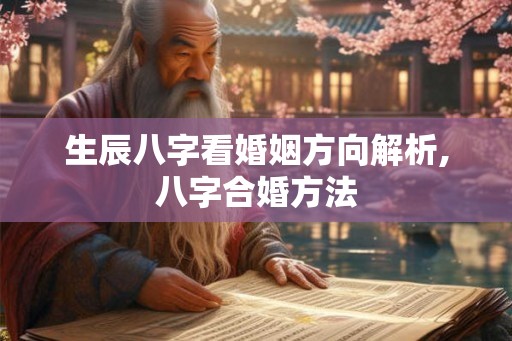 生辰八字看婚姻方向解析,八字合婚方法 生辰八字看婚姻方向解析,八字合婚方法