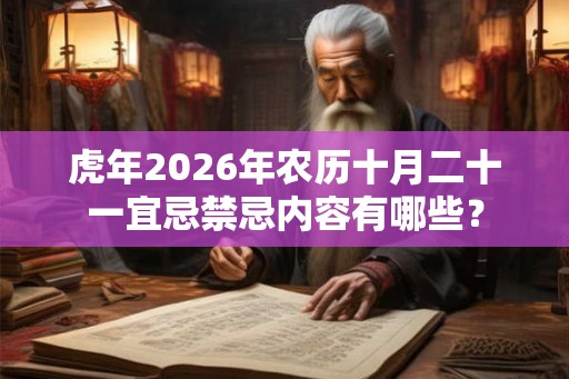 虎年2026年农历十月二十一宜忌禁忌内容有哪些？