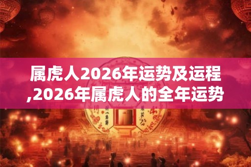 属虎人2026年运势及运程,2026年属虎人的全年运势 属虎人2026年运势及运程,2026年属虎人的全年运势