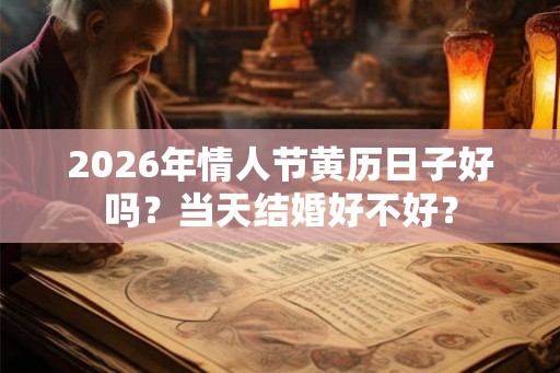 2026年情人节黄历日子好吗?当天结婚好不好? 2026年情人节黄历日子好吗?当天结婚好不好?