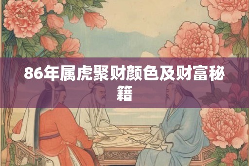 86年属虎聚财颜色及财富秘籍