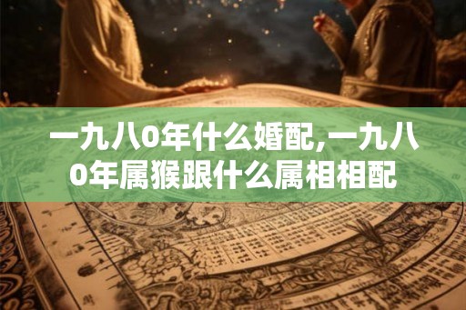一九八0年什么婚配,一九八0年属猴跟什么属相相配