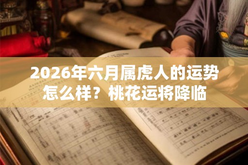 2026年六月属虎人的运势怎么样?桃花运将降临 2026年六月属虎人的运势怎么样?桃花运将降临