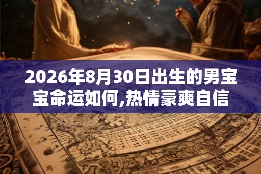 2026年8月30日出生的男宝宝命运如何,热情豪爽自信好胜
