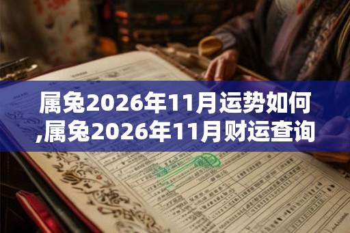 属兔2026年11月运势如何,属兔2026年11月财运查询 属兔2026年11月运势如何,属兔2026年11月财运查询