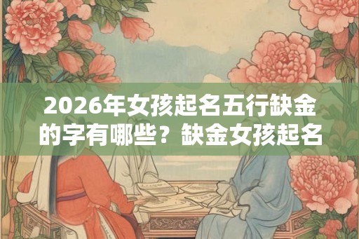 2026年女孩起名五行缺金的字有哪些？缺金女孩起名大全