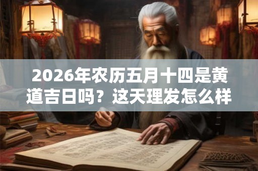 2026年农历五月十四是黄道吉日吗？这天理发怎么样？