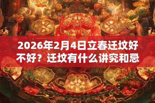 2026年2月4日立春迁坟好不好？迁坟有什么讲究和忌讳？