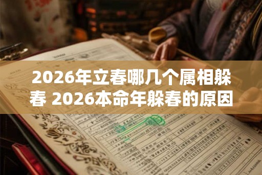 2026年立春哪几个属相躲春 2026本命年躲春的原因
