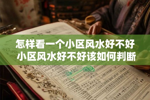 怎样看一个小区风水好不好 小区风水好不好该如何判断