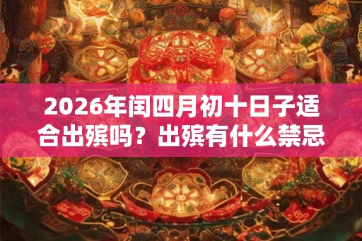 2026年闰四月初十日子适合出殡吗？出殡有什么禁忌？