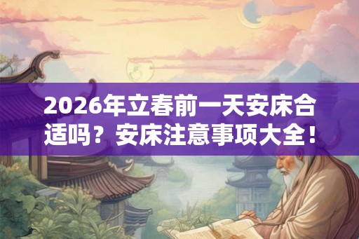 2026年立春前一天安床合适吗？安床注意事项大全！