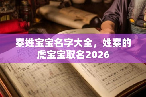 秦姓宝宝名字大全，姓秦的虎宝宝取名2026