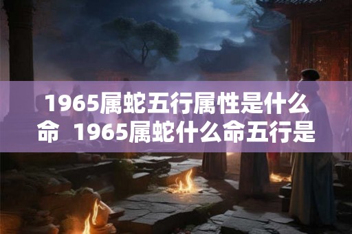 1965属蛇五行属性是什么命 1965属蛇什么命五行是什么 1965属蛇五行属性是什么命 1965属蛇什么命五行是什么