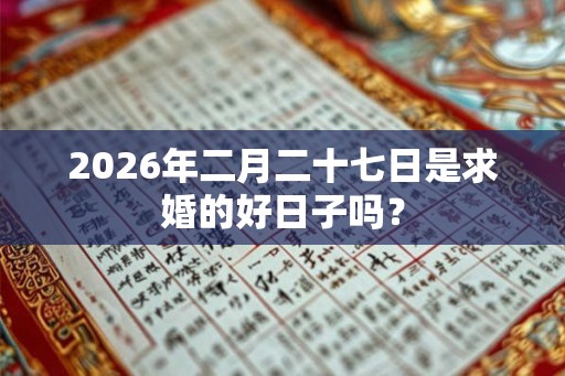 2026年二月二十七日是求婚的好日子吗？