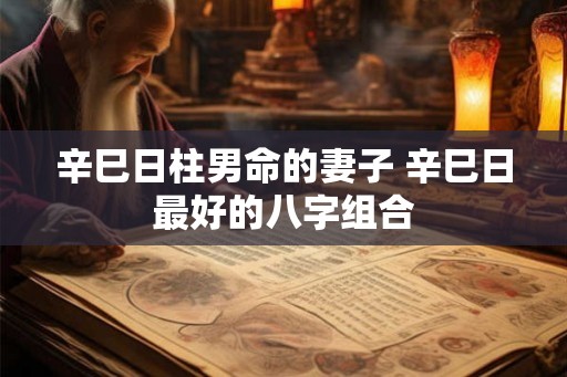 辛巳日柱男命的妻子 辛巳日最好的八字组合