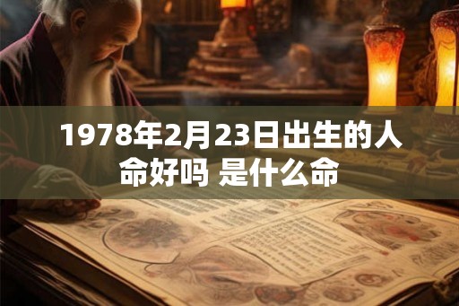 1978年2月23日出生的人命好吗 是什么命 1978年2月23日出生的人命好吗 是什么命