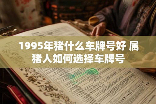 1995年猪什么车牌号好 属猪人如何选择车牌号