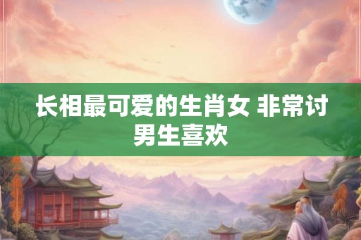 长相最可爱的生肖女 非常讨男生喜欢 长相最可爱的生肖女 非常讨男生喜欢