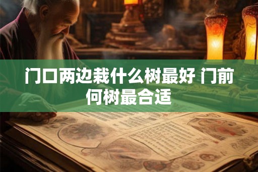 门口两边栽什么树最好 门前何树最合适