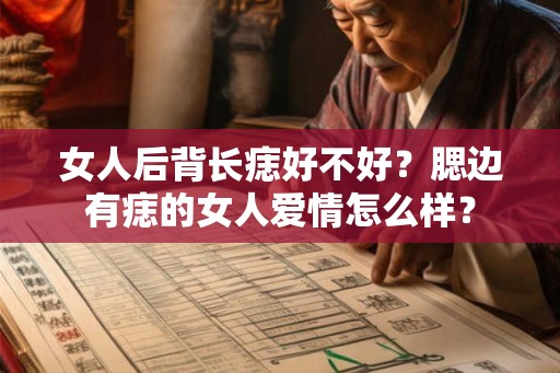 女人后背长痣好不好？腮边有痣的女人爱情怎么样？