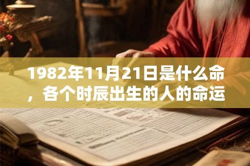 1982年11月21日是什么命，各个时辰出生的人的命运