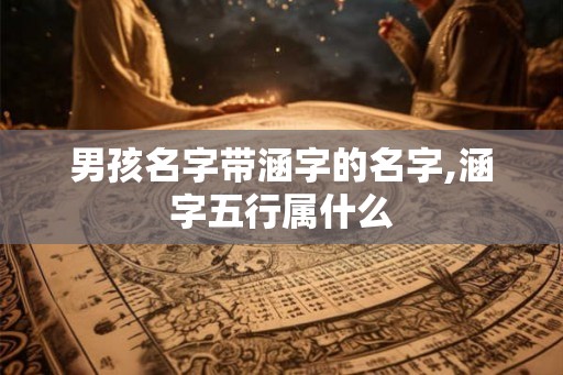 男孩名字带涵字的名字,涵字五行属什么 男孩名字带涵字的名字,涵字五行属什么