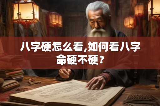 八字硬怎么看,如何看八字命硬不硬? 八字硬怎么看,如何看八字命硬不硬?