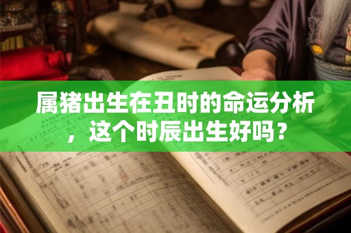 属猪出生在丑时的命运分析,这个时辰出生好吗? 属猪出生在丑时的命运分析,这个时辰出生好吗?