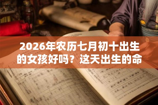 2026年农历七月初十出生的女孩好吗？这天出生的命运分析