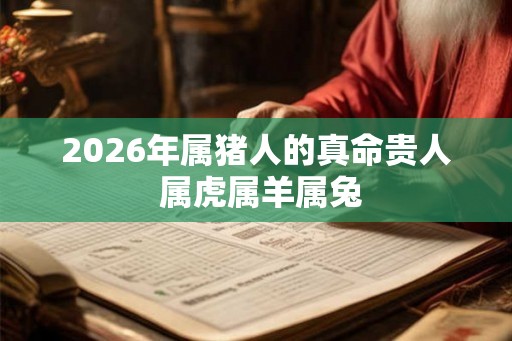2026年属猪人的真命贵人 属虎属羊属兔