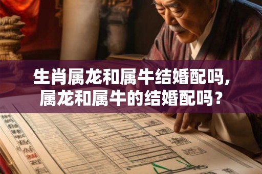 生肖属龙和属牛结婚配吗,属龙和属牛的结婚配吗？