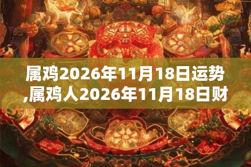 属鸡2026年11月18日运势,属鸡人2026年11月18日财运,生肖鸡2026年11月18日运势