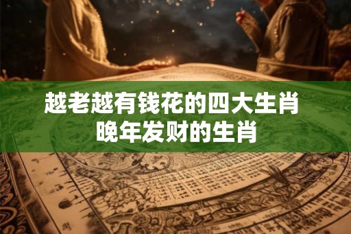 越老越有钱花的四大生肖 晚年发财的生肖 越老越有钱花的四大生肖 晚年发财的生肖