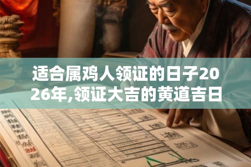 适合属鸡人领证的日子2026年,领证大吉的黄道吉日