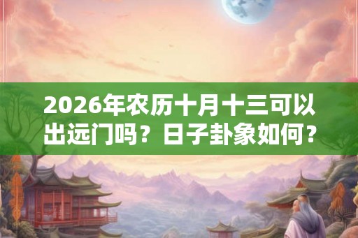 2026年农历十月十三可以出远门吗？日子卦象如何？