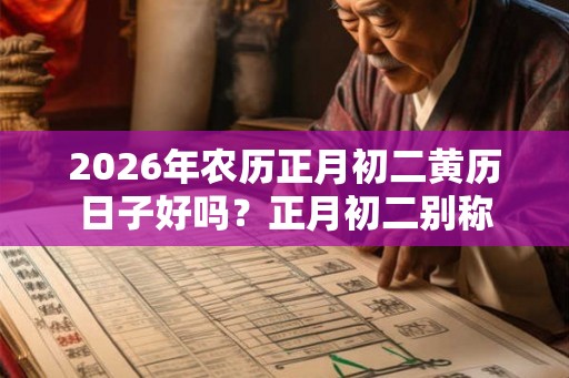 2026年农历正月初二黄历日子好吗?正月初二别称 2026年农历正月初二黄历日子好吗?正月初二别称
