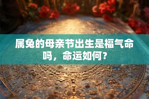 属兔的母亲节出生是福气命吗，命运如何？