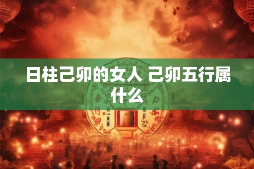 日柱己卯的女人 己卯五行属什么