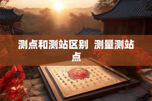测点和测站区别 测量测站点 测点和测站区别 测量测站点