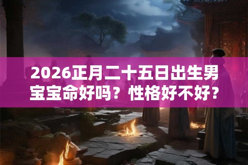 2026正月二十五日出生男宝宝命好吗?性格好不好? 2026正月二十五日出生男宝宝命好吗?性格好不好?