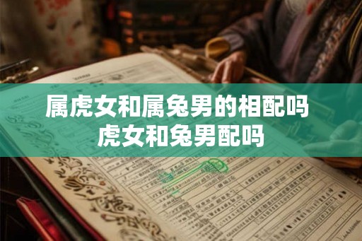 属虎女和属兔男的相配吗 虎女和兔男配吗