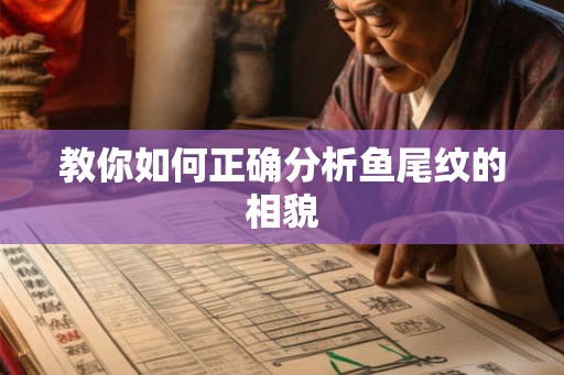 教你如何正确分析鱼尾纹的相貌