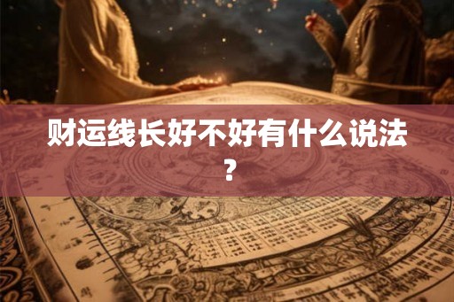 财运线长好不好有什么说法？