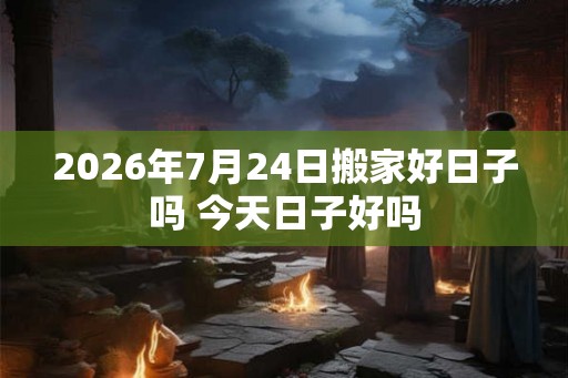 2026年7月24日搬家好日子吗 今天日子好吗