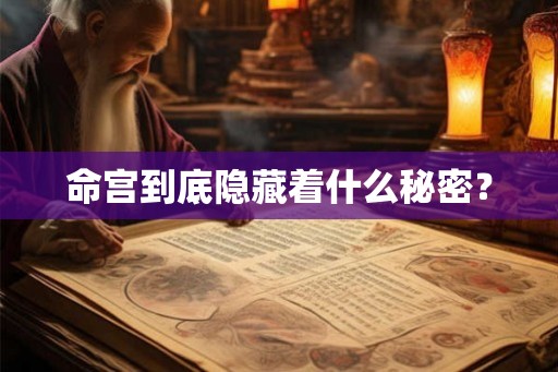 命宫到底隐藏着什么秘密？