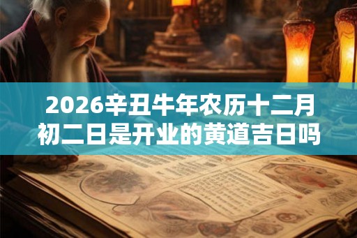2026辛丑牛年农历十二月初二日是开业的黄道吉日吗？